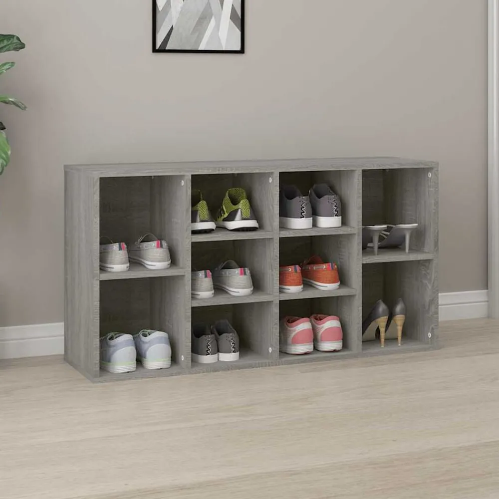 vidaXL Banc à chaussures 103x30x55 cm Bois d'ingénierie