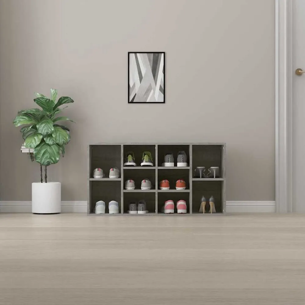 vidaXL Banc à chaussures 103x30x55 cm Bois d'ingénierie