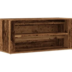 vidaXL Banc à chaussures 100x35x45 cm bois d'ingénierie