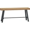 vidaXL Banc 110 cm Bois massif de teck