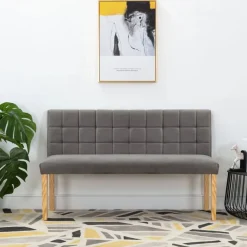 vidaXL Banc 140 cm Velours