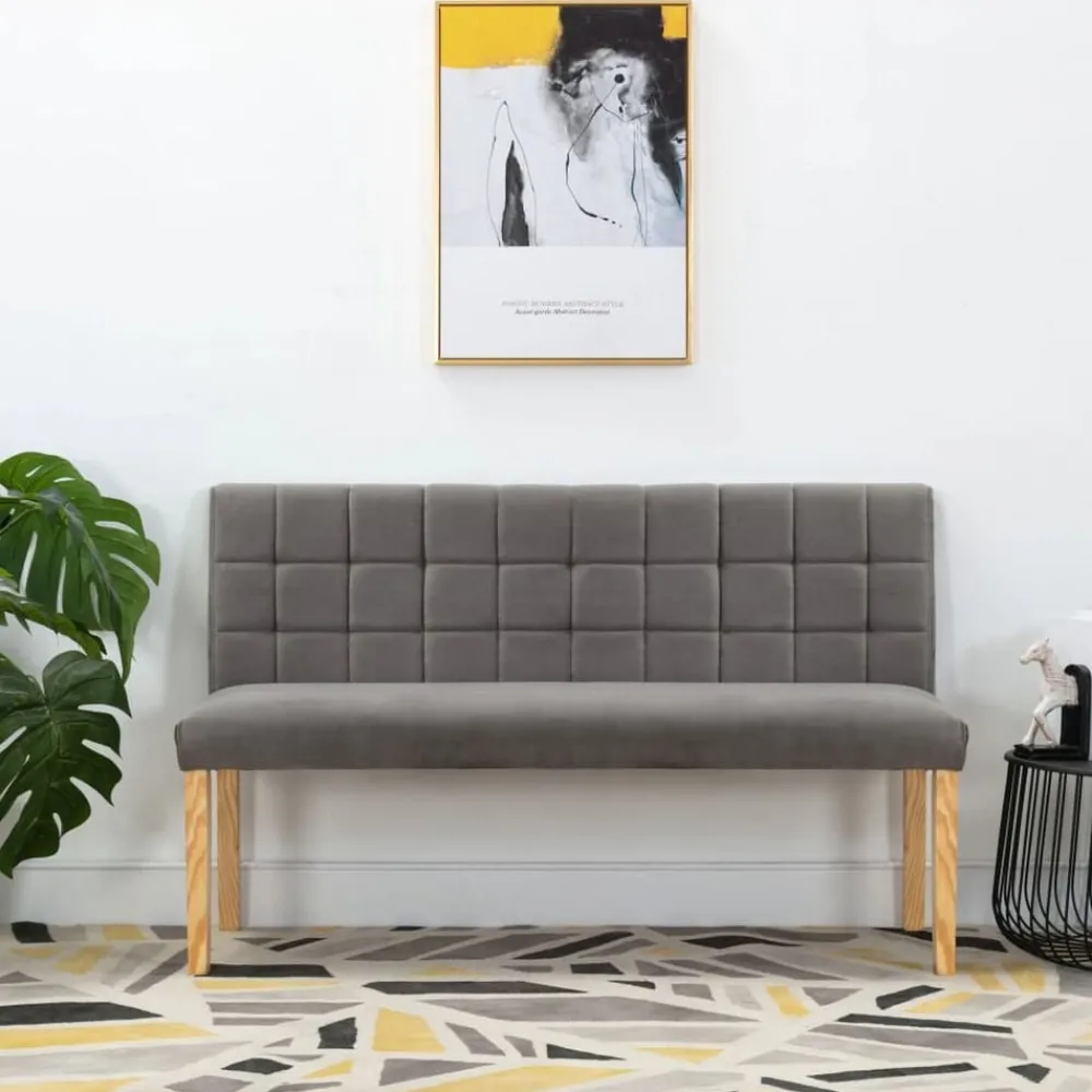 vidaXL Banc 140 cm Velours