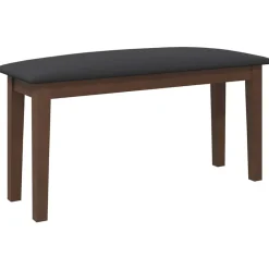 vidaXL Banc 90 cm marron bois massif caoutchouc