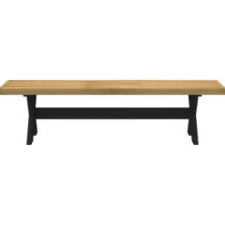 Bancs-vidaXL Banc à manger NOAIN pieds en forme de X 180x40x45 cm massif pin