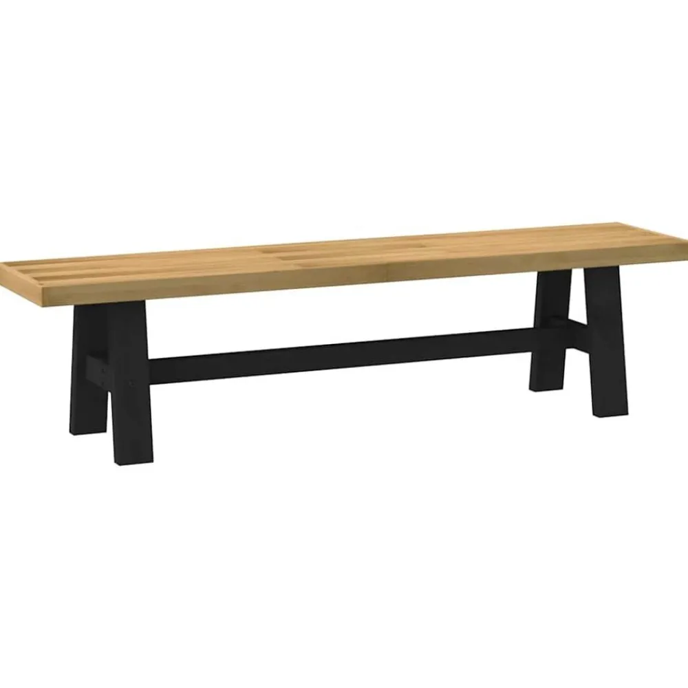 vidaXL Banc à manger NOAIN pieds en forme de A 180x40x45 cm massif pin