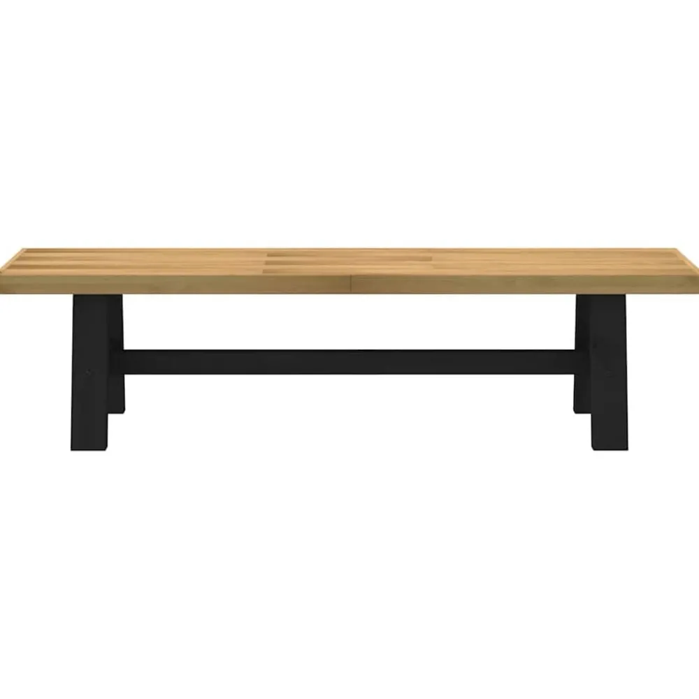vidaXL Banc à manger NOAIN pieds en forme de A 180x40x45 cm massif pin