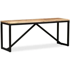 vidaXL Banc 110 x 35 x 45 cm Bois de manguier massif
