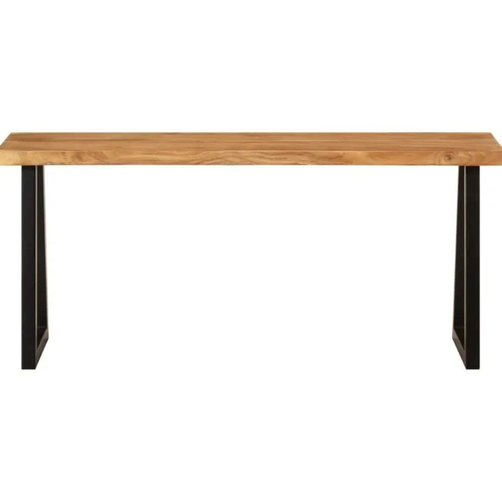 vidaXL Banc avec bord vivant 105 cm bois d'acacia massif
