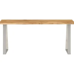 vidaXL Banc avec bord vivant 105 cm bois d'acacia massif