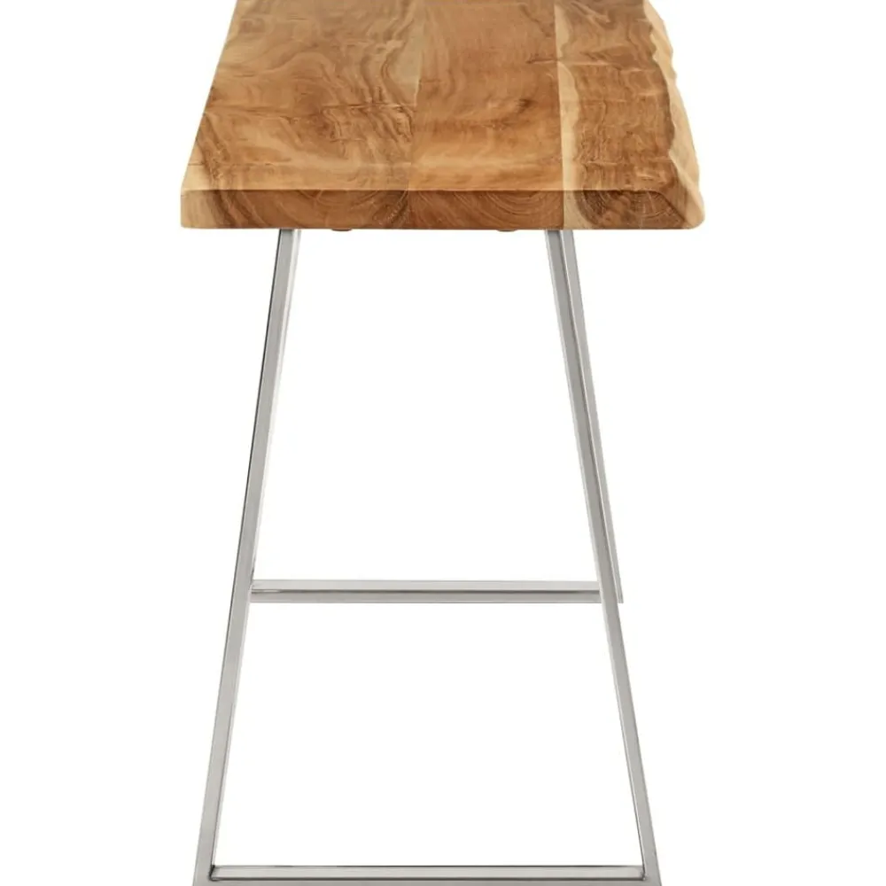 vidaXL Banc avec bord vivant 105 cm bois d'acacia massif