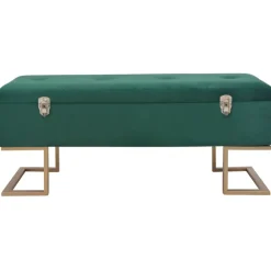 vidaXL Banc avec compartiment de rangement 105 cm Velours