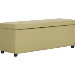 vidaXL Banc avec compartiment de rangement 116 cm Polyester