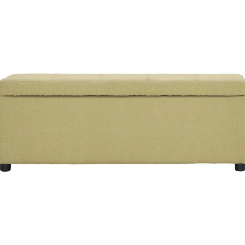 vidaXL Banc avec compartiment de rangement 116 cm Polyester