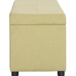 vidaXL Banc avec compartiment de rangement 116 cm Polyester