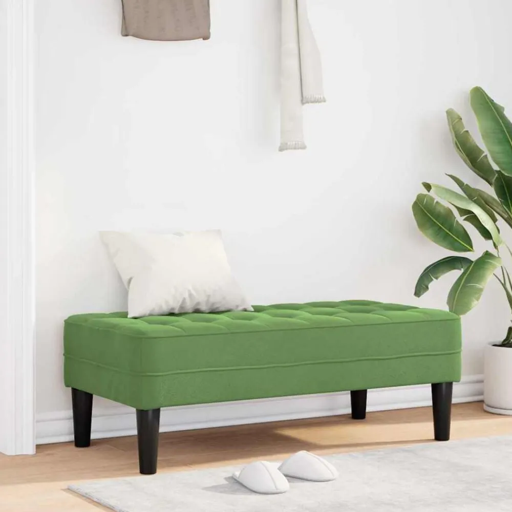 vidaXL banc avec coussin 113 x 57 x 39 cm Velours