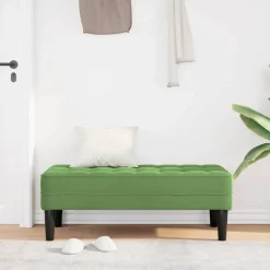vidaXL banc avec coussin 113 x 57 x 39 cm Velours