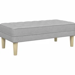 vidaXL banc avec coussin 113 x 57 x 39 cm tissu