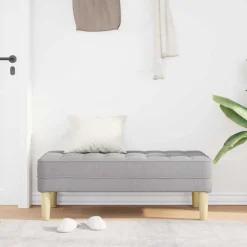 vidaXL banc avec coussin 113 x 57 x 39 cm tissu