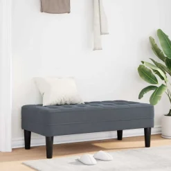 vidaXL banc avec coussin 113 x 57 x 39 cm Velours