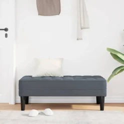 vidaXL banc avec coussin 113 x 57 x 39 cm Velours
