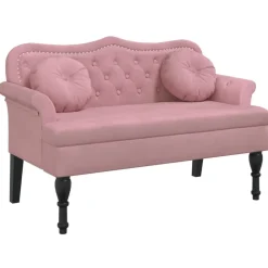 vidaXL Banc avec coussins 120,5x65x75 cm velours