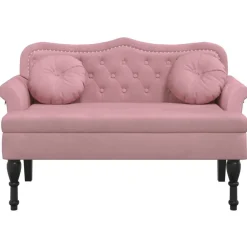 vidaXL Banc avec coussins 120,5x65x75 cm velours