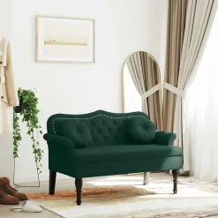 vidaXL Banc avec coussins 120,5x65x75 cm Velours