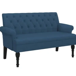 vidaXL Banc avec dossier 120x62x75,5 cm tissu