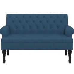 vidaXL Banc avec dossier 120x62x75,5 cm tissu