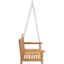 Mobilier De Jardin-vidaXL Banc balançoire de jardin 114 x 60 x 64 cm Bois de teck massif