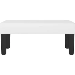 Bancs-vidaXL Banc 70x30x30 cm Similicuir Blanc