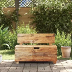 Bancs-vidaXL Banc bois massif d'acajou 86x40x60 cm