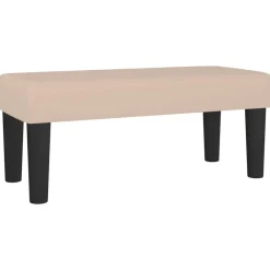 Bancs-vidaXL Banc 70x30x30 cm Similicuir Cappuccino
