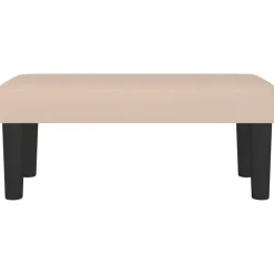 Bancs-vidaXL Banc 70x30x30 cm Similicuir Cappuccino