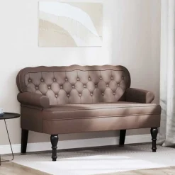 vidaXL Banc Chesterfield 119,5 x 64,5 x 75 cm Cuir synthétique