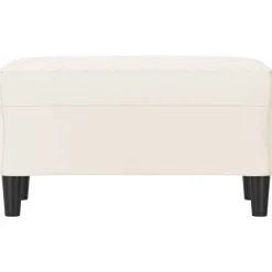 vidaXL Banc Crème 70x35x41 cm Similicuir