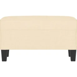 Bancs-vidaXL Banc Crème 70x35x41 cm Tissu Crème