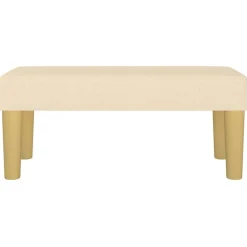 vidaXL Banc Crème 70x30x30 cm Tissu