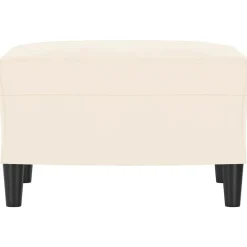 vidaXL Banc Crème 70x35x41 cm Velours