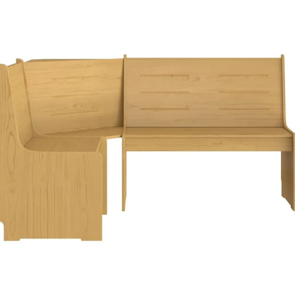 vidaXL Banc d'angle REINE 151 cm bois de pin solide