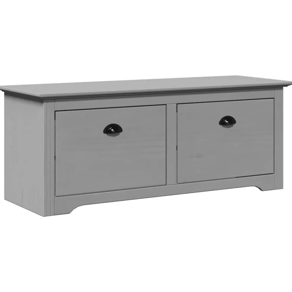 Bancs-vidaXL Banc de couloir BODO 114x40x45 cm Gris