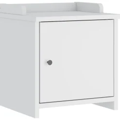Bancs-vidaXL Banc de couloir SANDNES 45x40x50 cm bois de pin massif Blanc