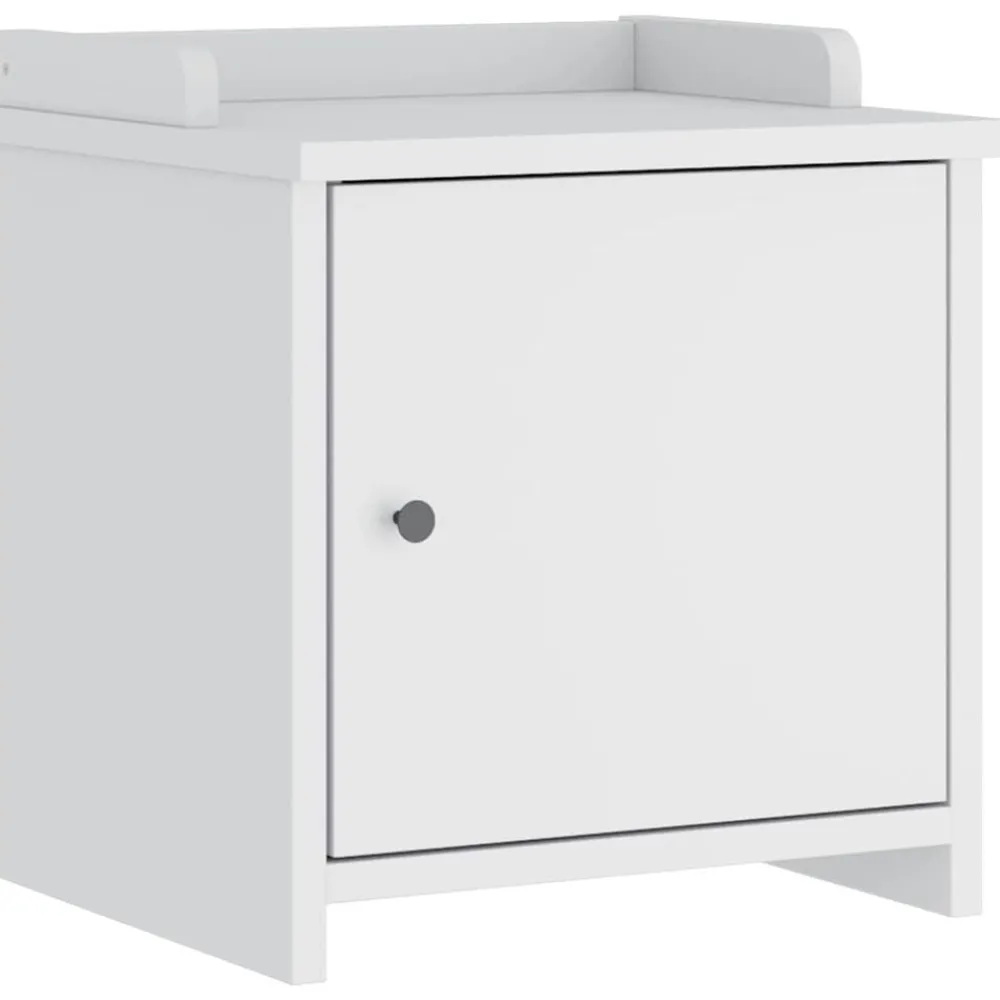 Bancs-vidaXL Banc de couloir SANDNES 45x40x50 cm bois de pin massif Blanc