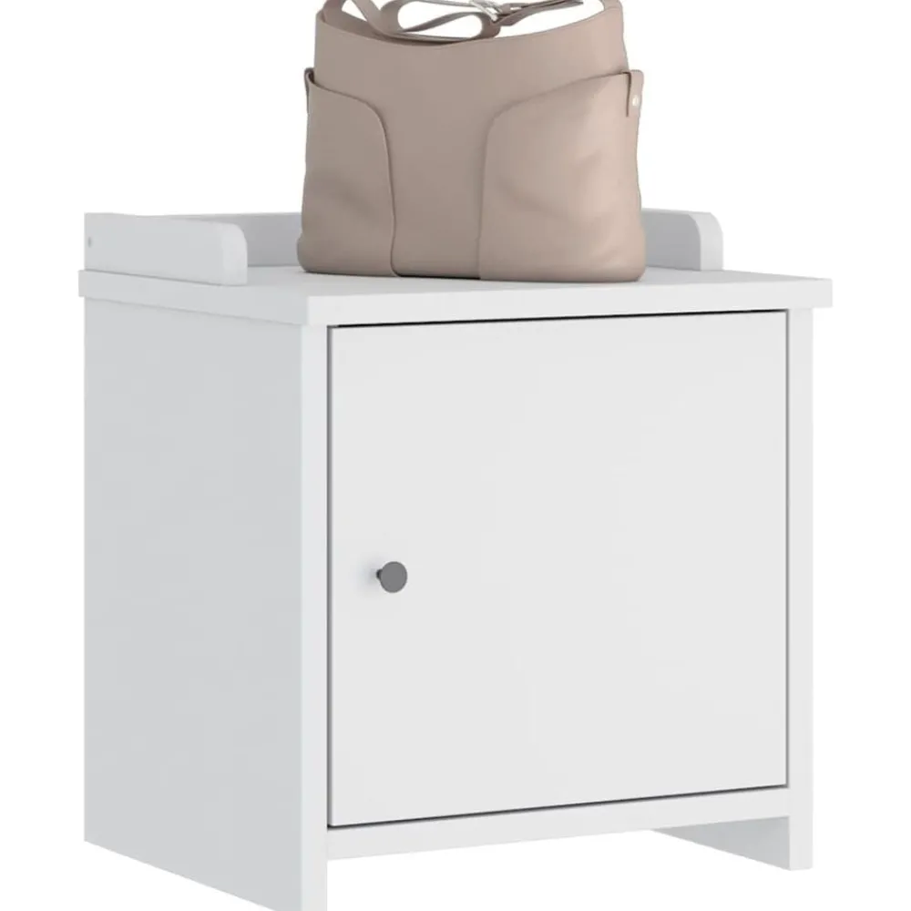 Bancs-vidaXL Banc de couloir SANDNES 45x40x50 cm bois de pin massif Blanc
