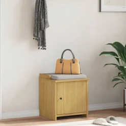 vidaXL Banc de couloir SANDNES 45x40x50 cm bois de pin massif