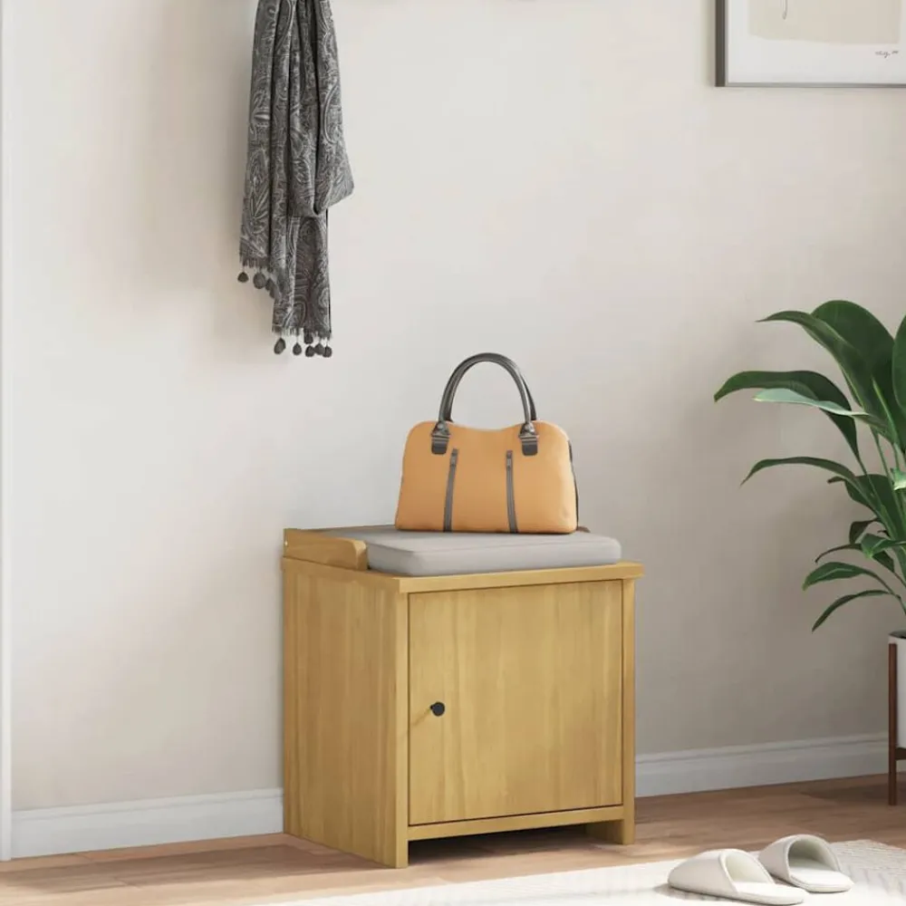 vidaXL Banc de couloir SANDNES 45x40x50 cm bois de pin massif