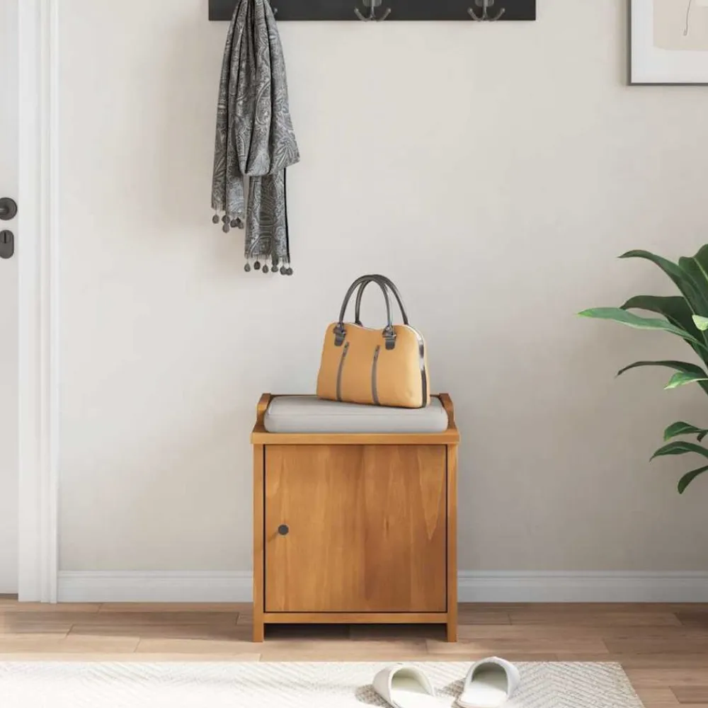 vidaXL Banc de couloir SANDNES 45x40x50 cm bois de pin massif