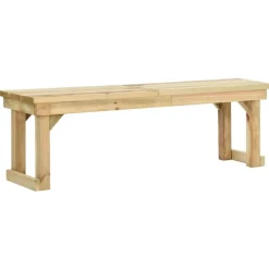 vidaXL Banc de jardin 140 cm Bois de pin imprégné