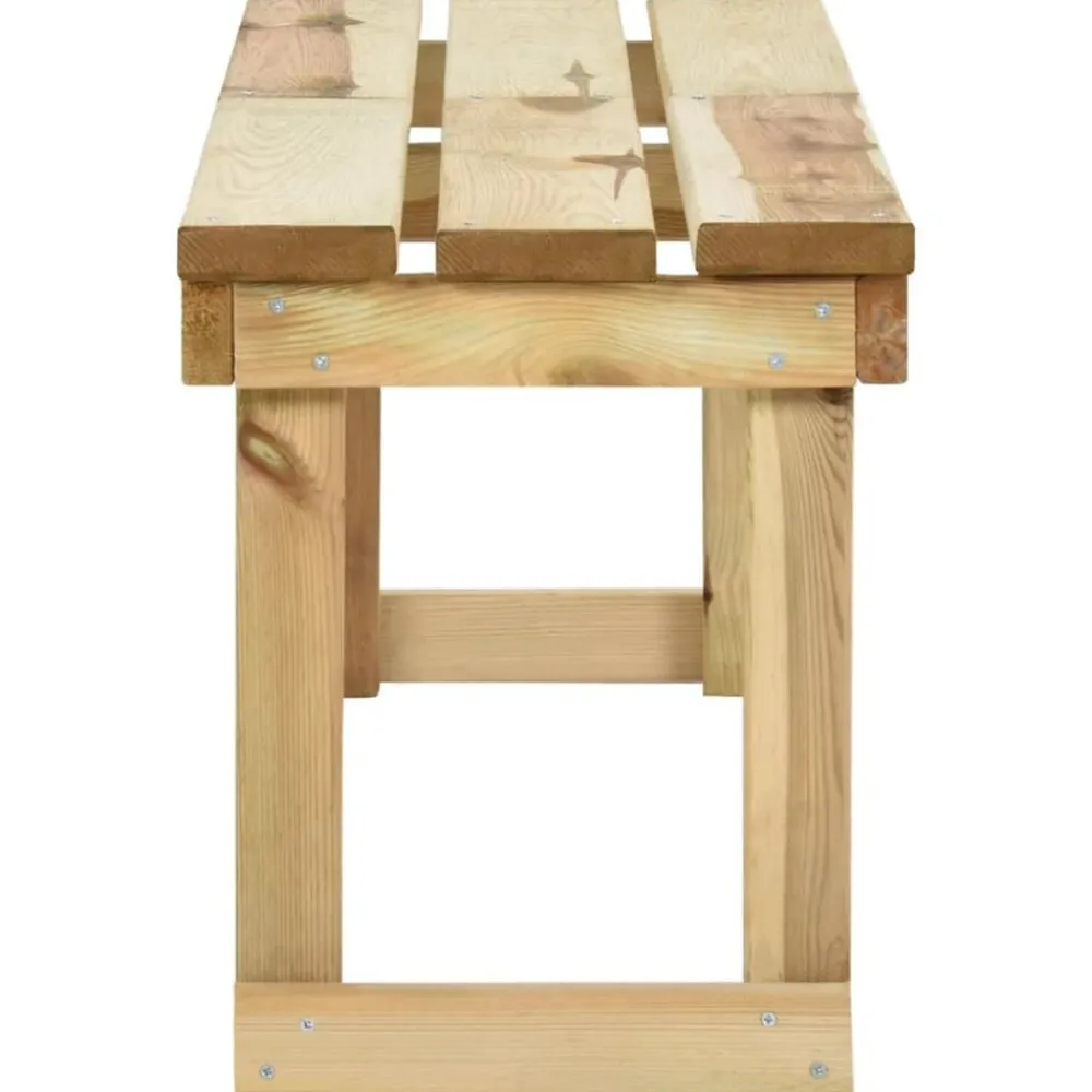 vidaXL Banc de jardin 140 cm Bois de pin imprégné