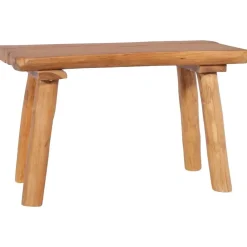 Bancs-vidaXL Banc de jardin 80 cm Bois de teck massif